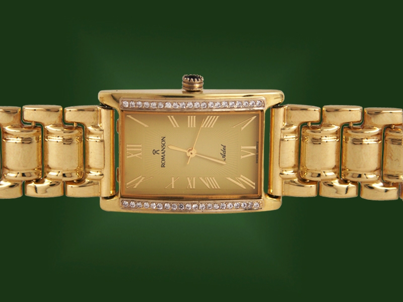 Золотые часы с браслетом Ч-001