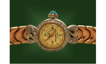 Золотые часы с браслетом Ч-002