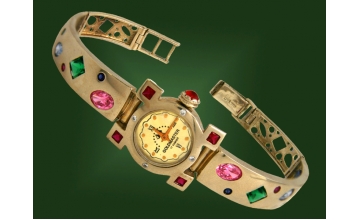 Золотые часы с браслетом Ч-003