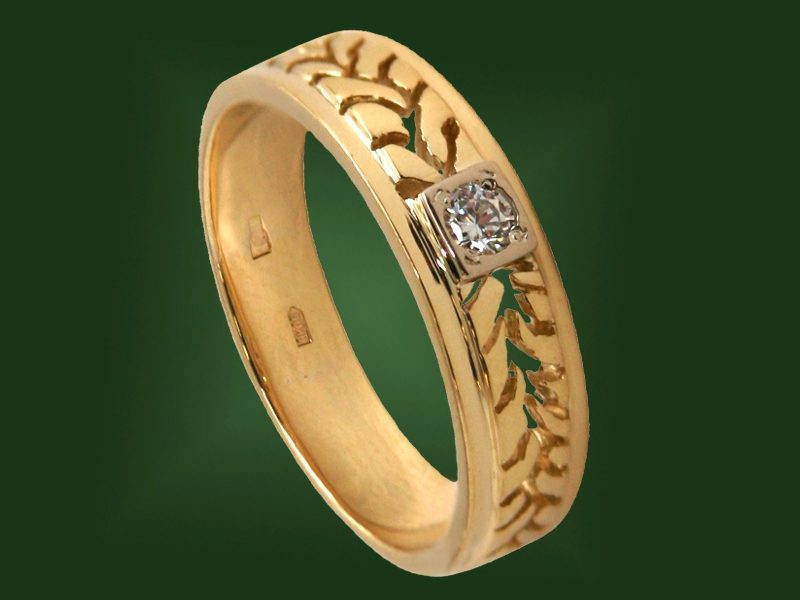 Золотое кольцо К-210