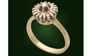 Золотое кольцо К-178